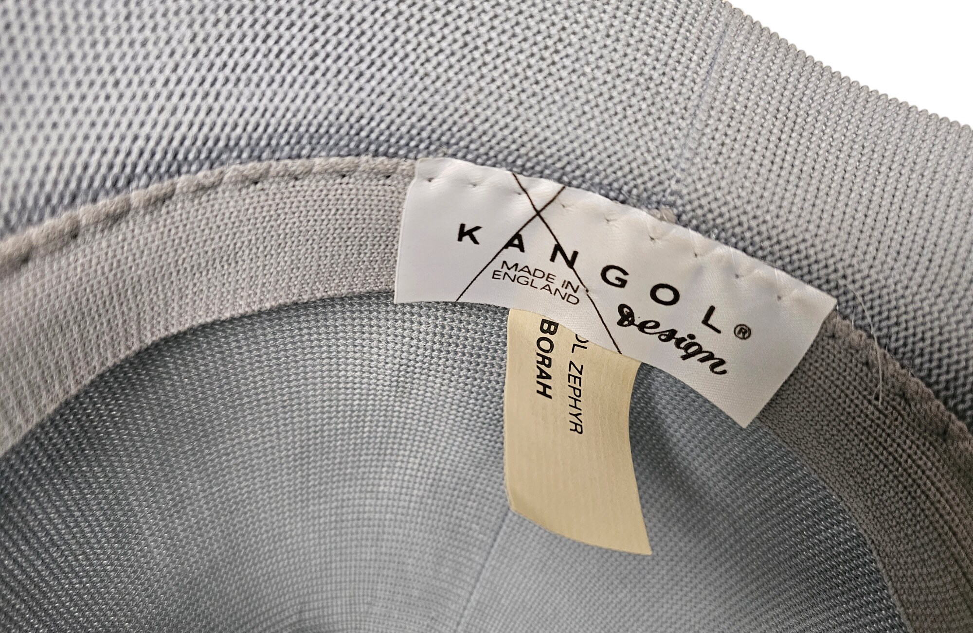 60s - 70s Kangol Zephyr Deborah Light Blue Hat . Made in  display picture 3