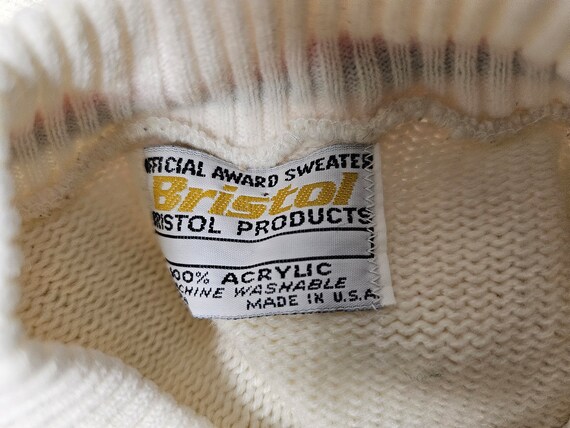 60s - 70s Bristol Products Official Award Sweater… - image 6