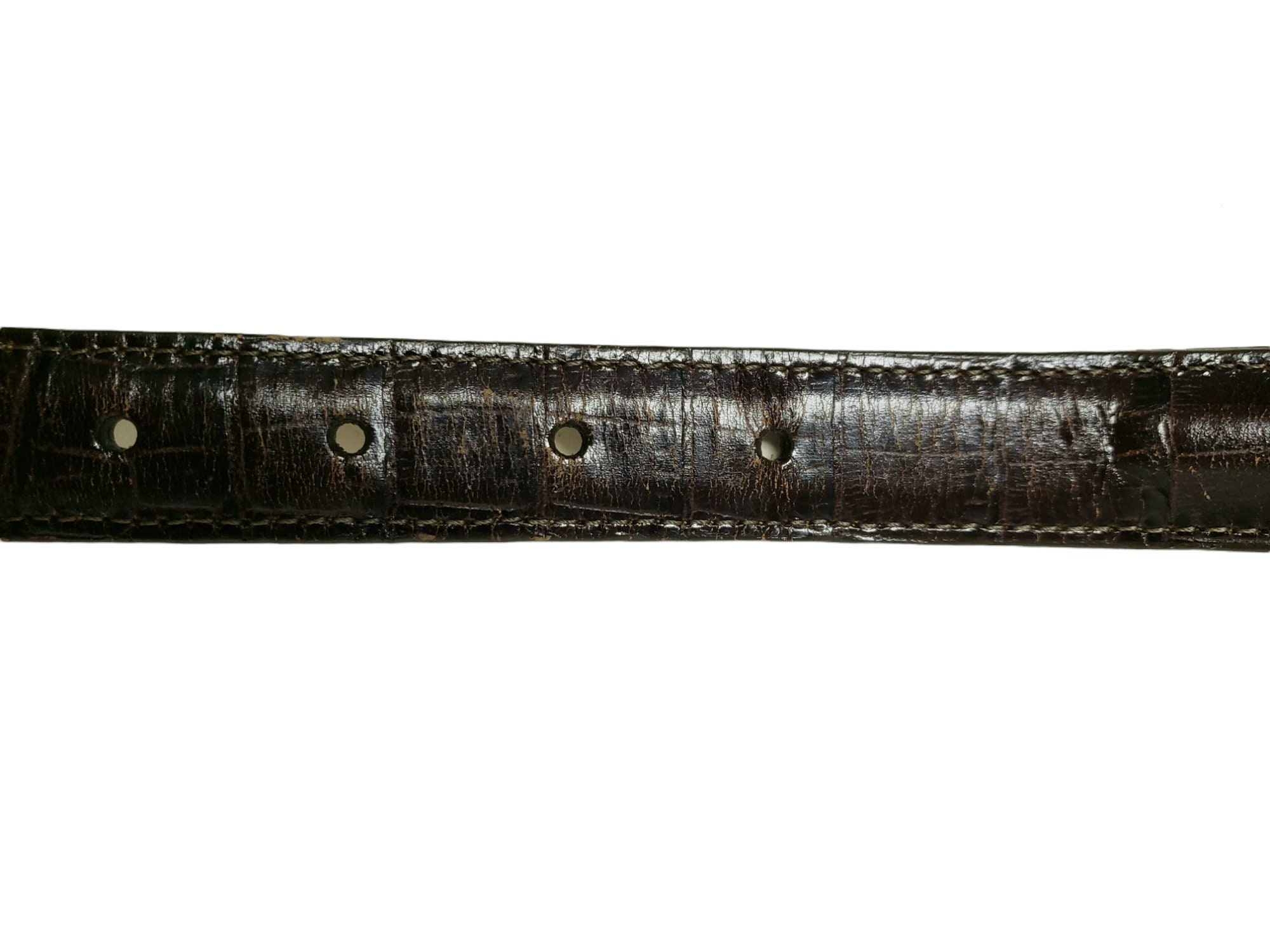 90s - 00s Brighton Golf Charms Leather Belt . Size M - L 