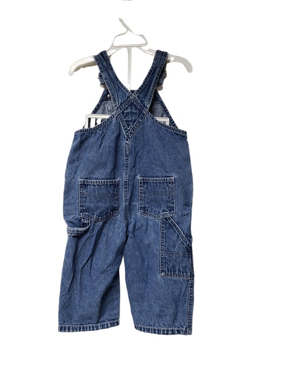 2001 Old Navy Baby denim overall . size L / 12 - … - image 4