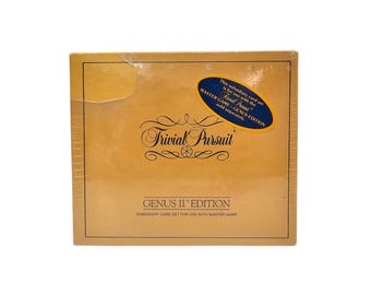 1984 Trivial Pursuit Genus II Edition Subsidiary Card Set
