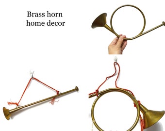 French horn brass decor