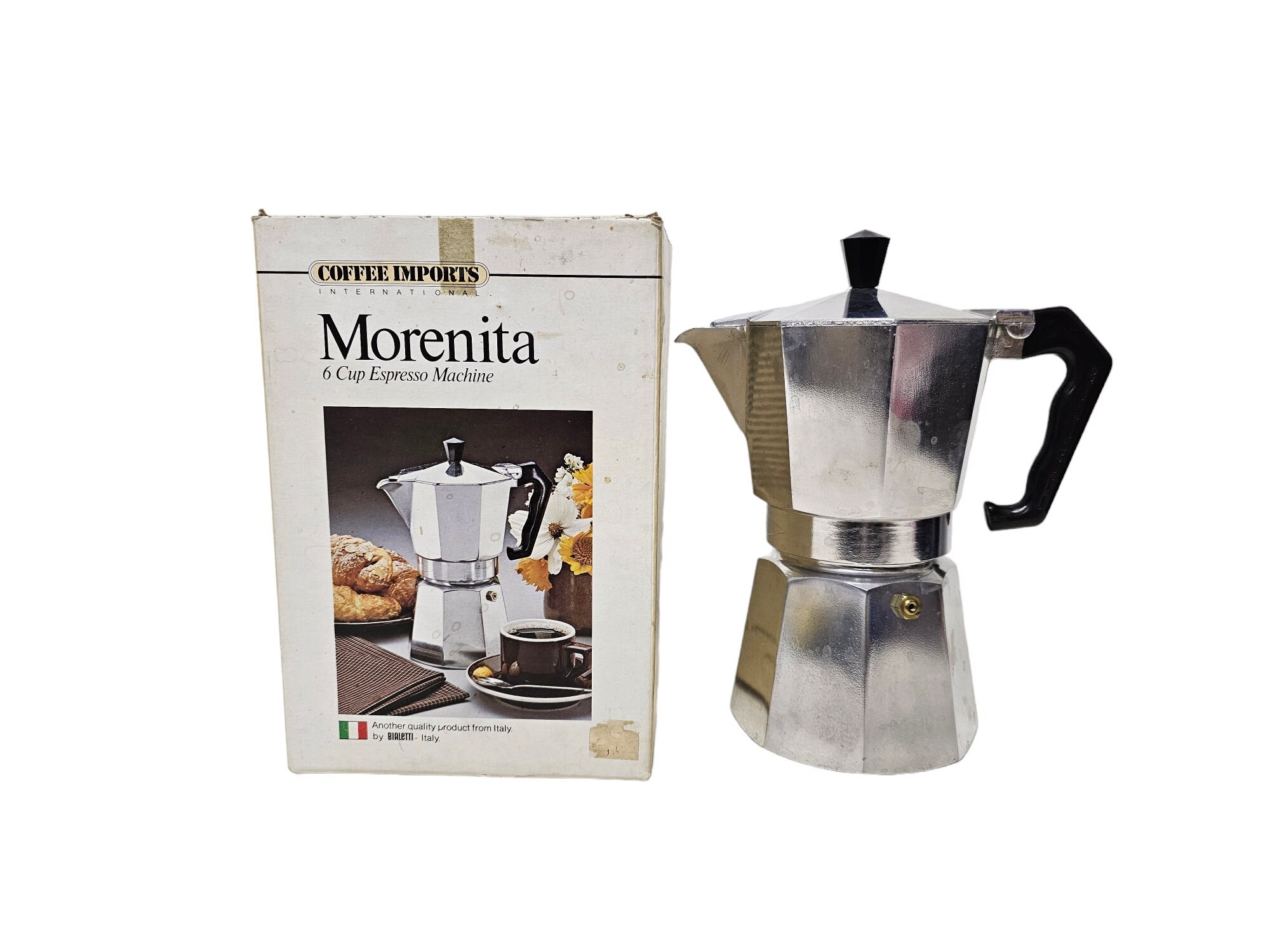 【Morenita】② 1982 Coffee Imports International Morenita 6 Cup Espresso Machine