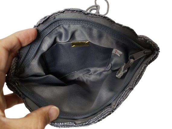 90s - 00s Sophistique micro beaded shoulder bag /… - image 10
