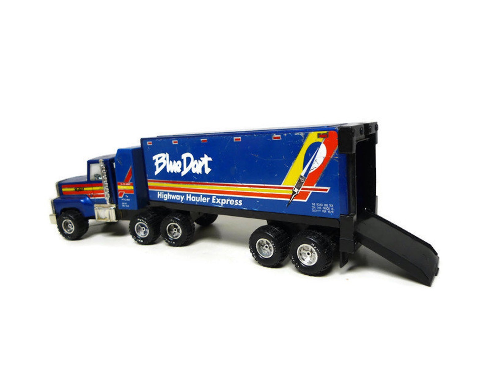 Blue Dart Highway Hauler Express . Nylint Pressed Steel Toy Etsy