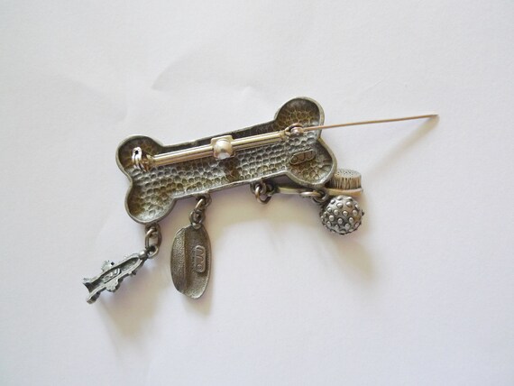 DOG LOVER . 80s  ©JJ Jonette Jewelry brooch - image 5