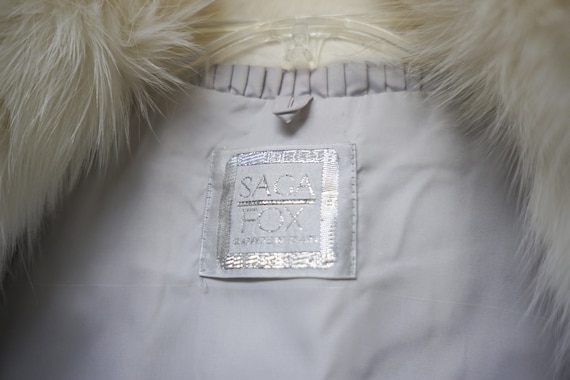 Saga Fox Fur Coat . 38