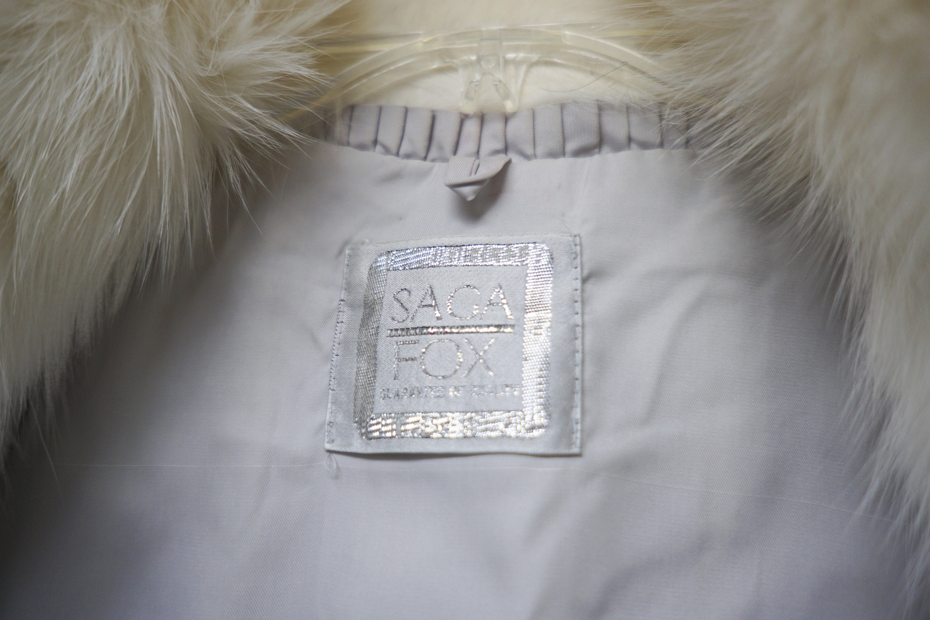 Saga Fox Fur Coat . 38