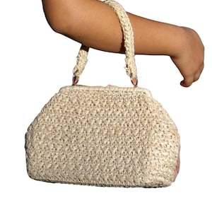 60s EXPRESSLY for SIMON Japan made natural fiber woven bag