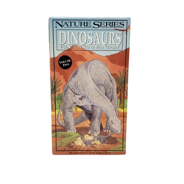 1993 Nature Series - Dinosaurs, Fun,facts and Fantasy VHS