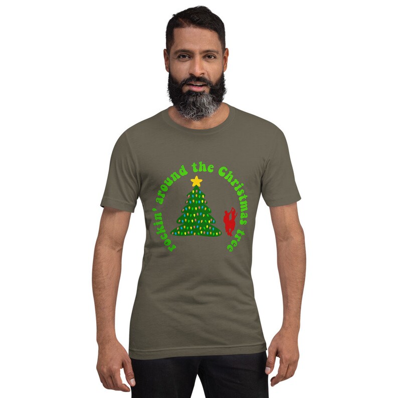 Rockin' Around the Christmas Tree Christmas Unisex t-shirt image 8