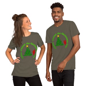 Rockin' Around the Christmas Tree Christmas Unisex t-shirt