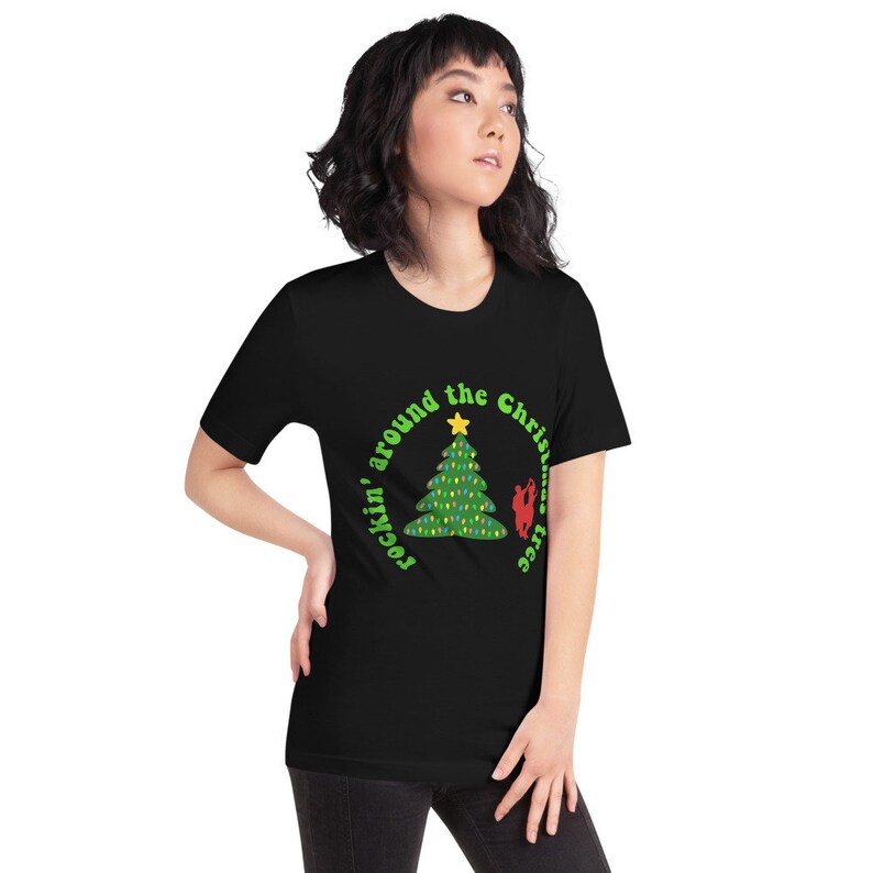 Rockin' Around the Christmas Tree Christmas Unisex t-shirt image 4