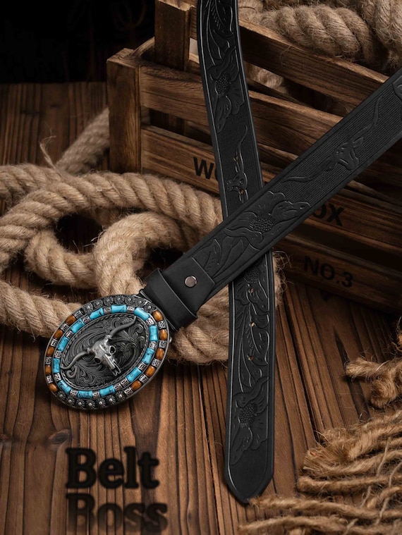 Gucci cintura in pelle con fibbia testa di leone 40mm uomo - Outlet