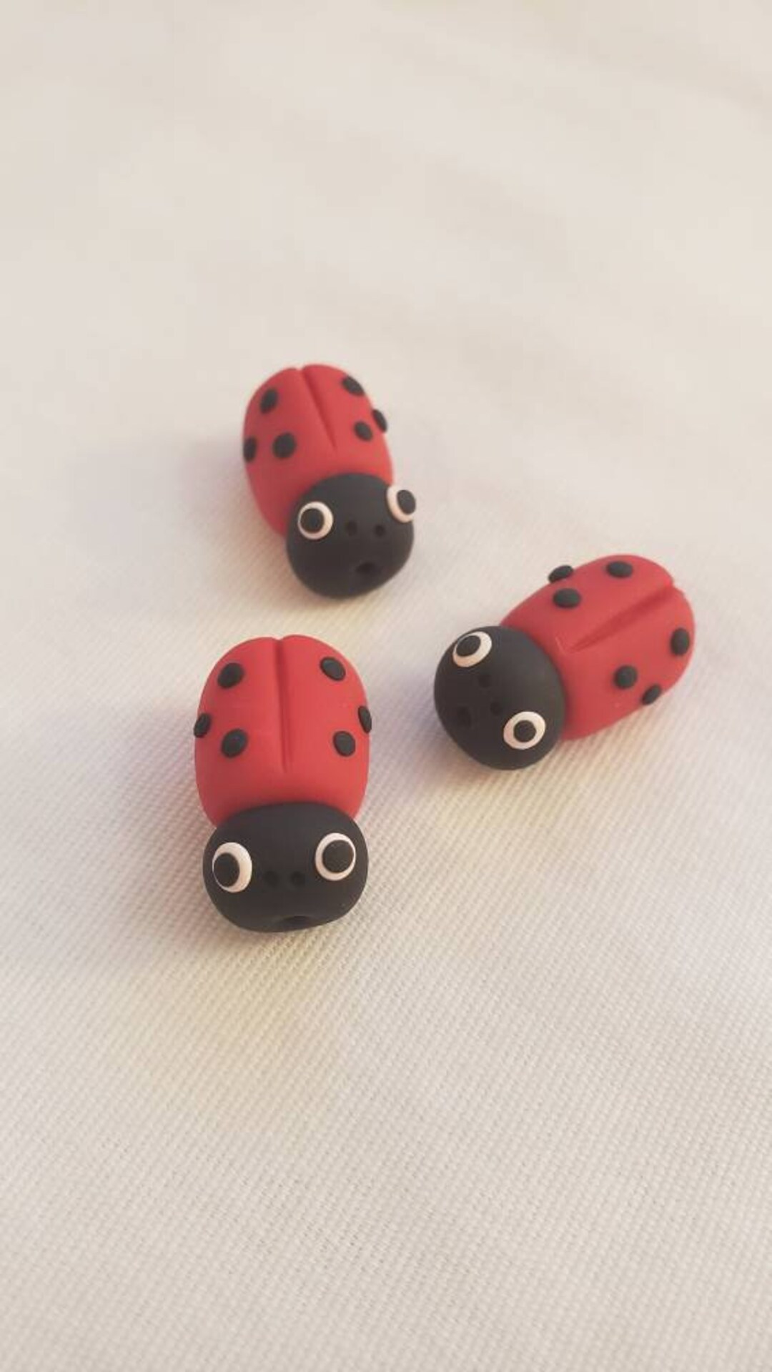 「#期間限定」のおすすめ人気ランキング Ladybug Beads/ Polymer Clay/ Set of Three 19mm Ladybugs 管楽器・吹奏楽器