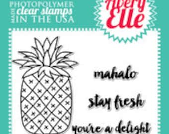 Avery Elle Clear Photopolymer Rubber Stamp Set - stay fresh