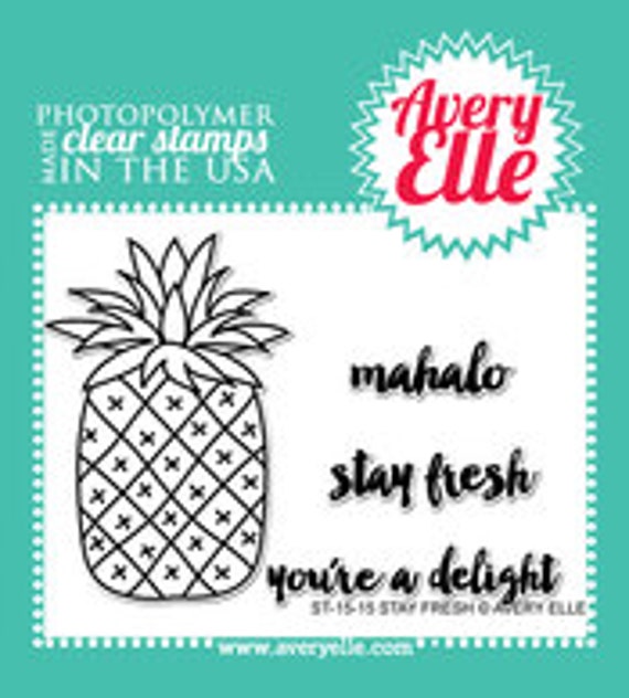 Avery Elle Clear Photopolymer Rubber Stamp Set stay fresh | Etsy