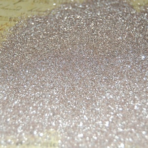 Champagne Vintage German Glass Glitter