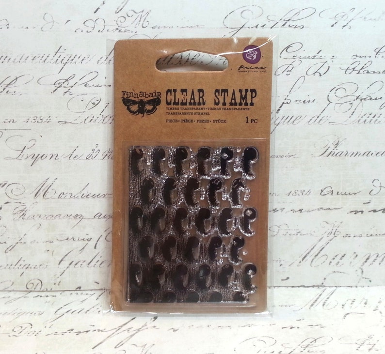 Prima Clear Cling Stamps Finnabair Collection Industrial Etsy