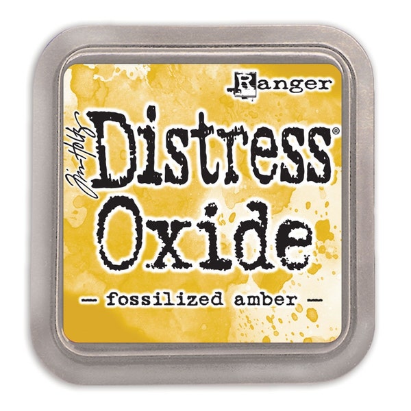 TIm Holtz Distress Oxide Ink- Fossilized Amber Ink Pad