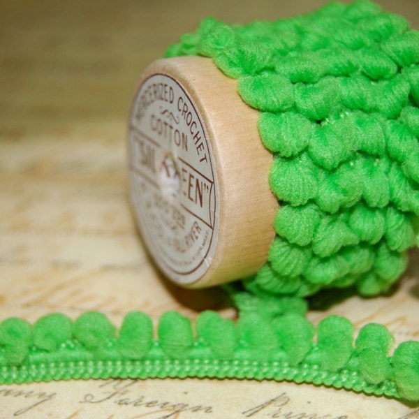 Crisp Green Apple Baby Pom Pom Trim