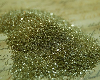 Glorious Gold  Vintage German Glass Glitter