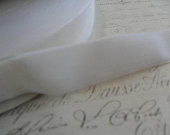 1.5 inch Marshmallow White Velvet Ribbon