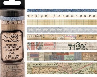 Tim Holtz Idea-Ology Washi Design Bande-Halloween TH93975 Tim Holtz Idea-Ology Washi Design Bande-Halloween TH93975