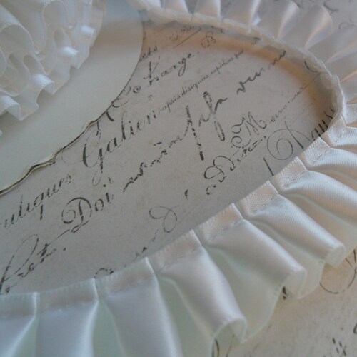 Baby Pink Satin Box Pleat Ruffle 7/8 Wide Ribbon Trim - Etsy