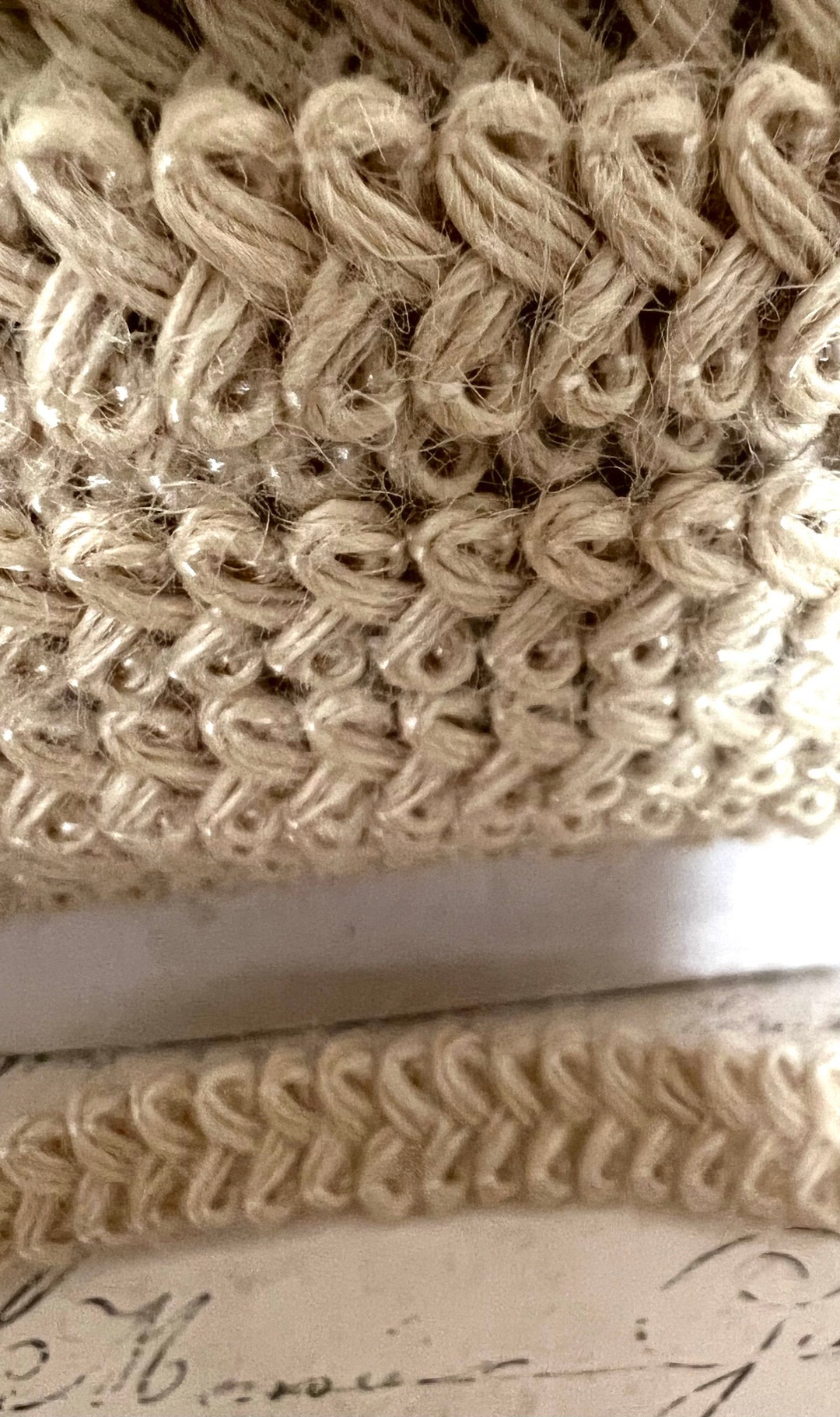 Natural Linen Looped Braid Trim 1/2 Inch Wide - Etsy