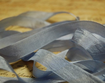 Pale Periwinkle Vintage Seam Binding Ribbon