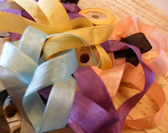 40 Yards any combination of Vintage Seam Binding Ribbon