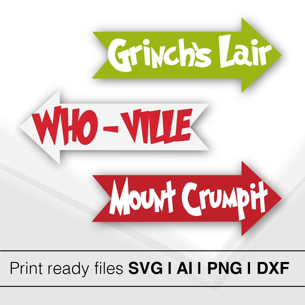 Grinch SVG| Funny Grinch Sign for Christmas Decorations | Grinch's Lair ...