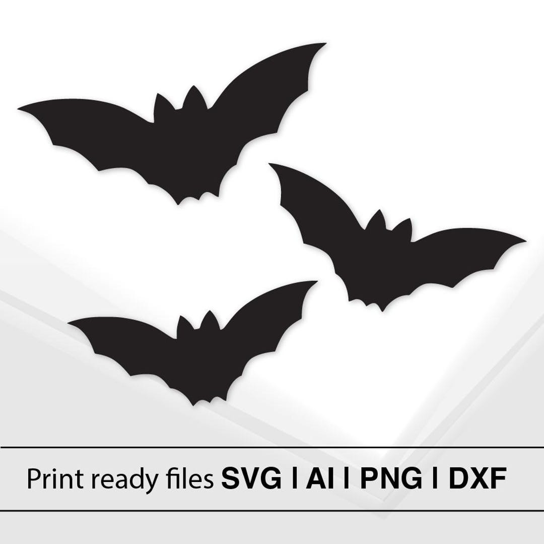 Halloween Bats Cut File | Instant Download | Halloween Clip Art | Bat ...