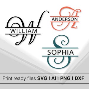 Monogram alfabet SVG | Bloemenkrans monogram alfabet | Lauwerkrans decoratieve letters | Mooie lijst met monogram | Sublimatiesjabloon