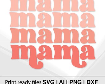 Mamá SVG / Descarga instantánea / Diseño del día de la madre / Vida de mamá SVG / Mamá divertida SVG