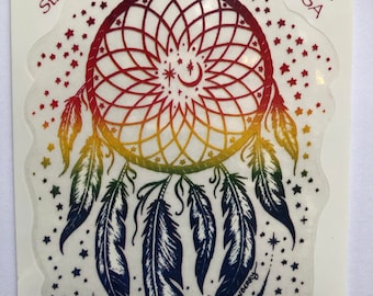 Dreamcatcher Window Sticker double sided
