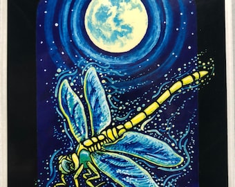 Dragonfly Window Sticker double sided