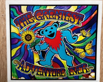 Greatest Adventure Ever Window Sticker