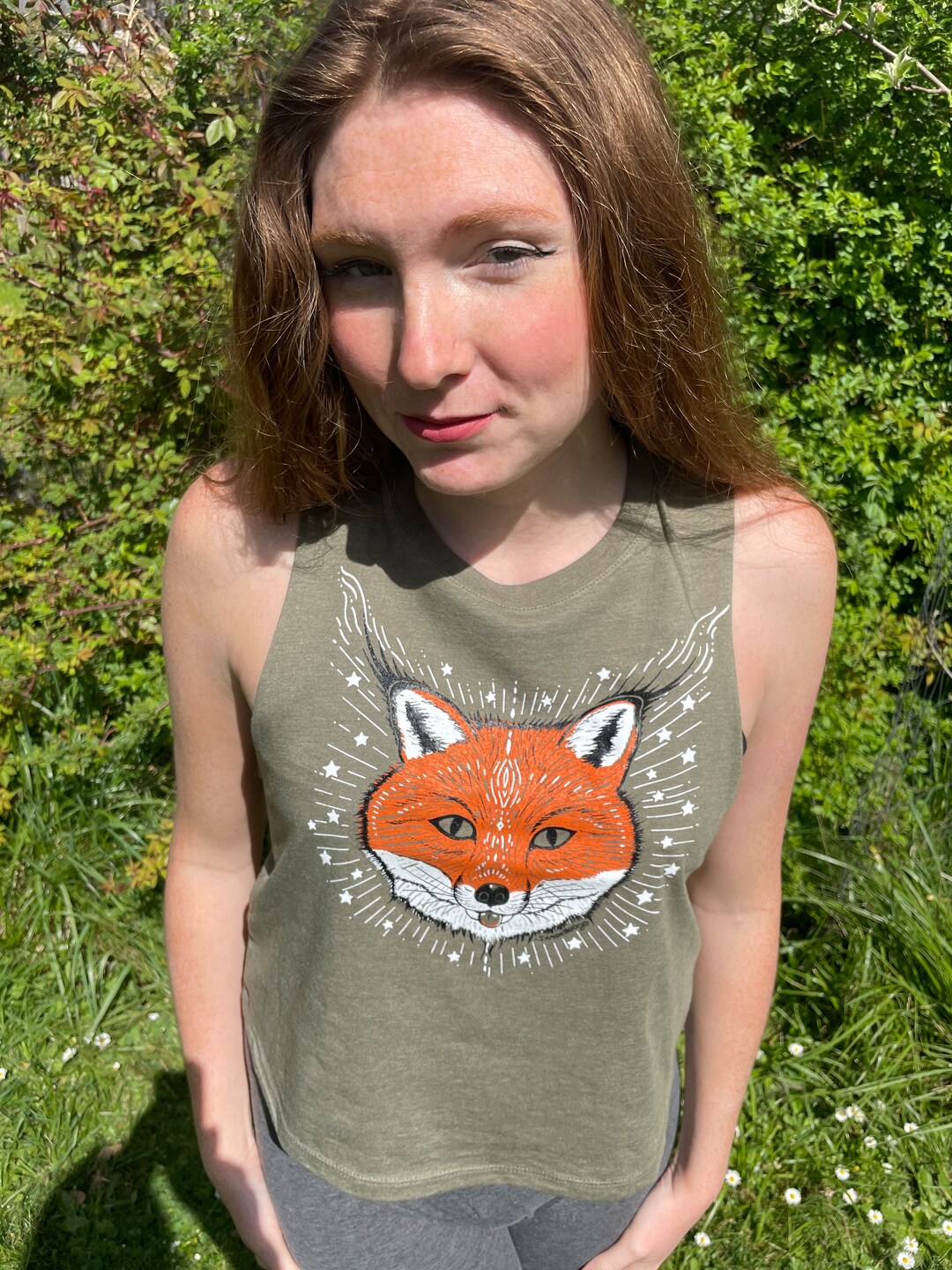 Fox Spirit Bella Flow Crop Tank FREE SHIPPING - Etsy