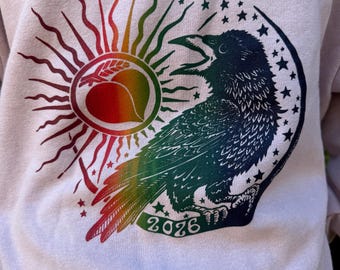 OCF 2026 Raven Rainbow Gradation Zip Up Hooded Sweatshirt FREE SHIPPING