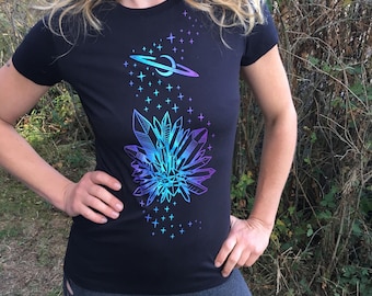 Space Crystals Womens Shirt FREE SHIPPING