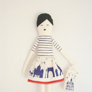 I love Paris doll Kit blue image 1