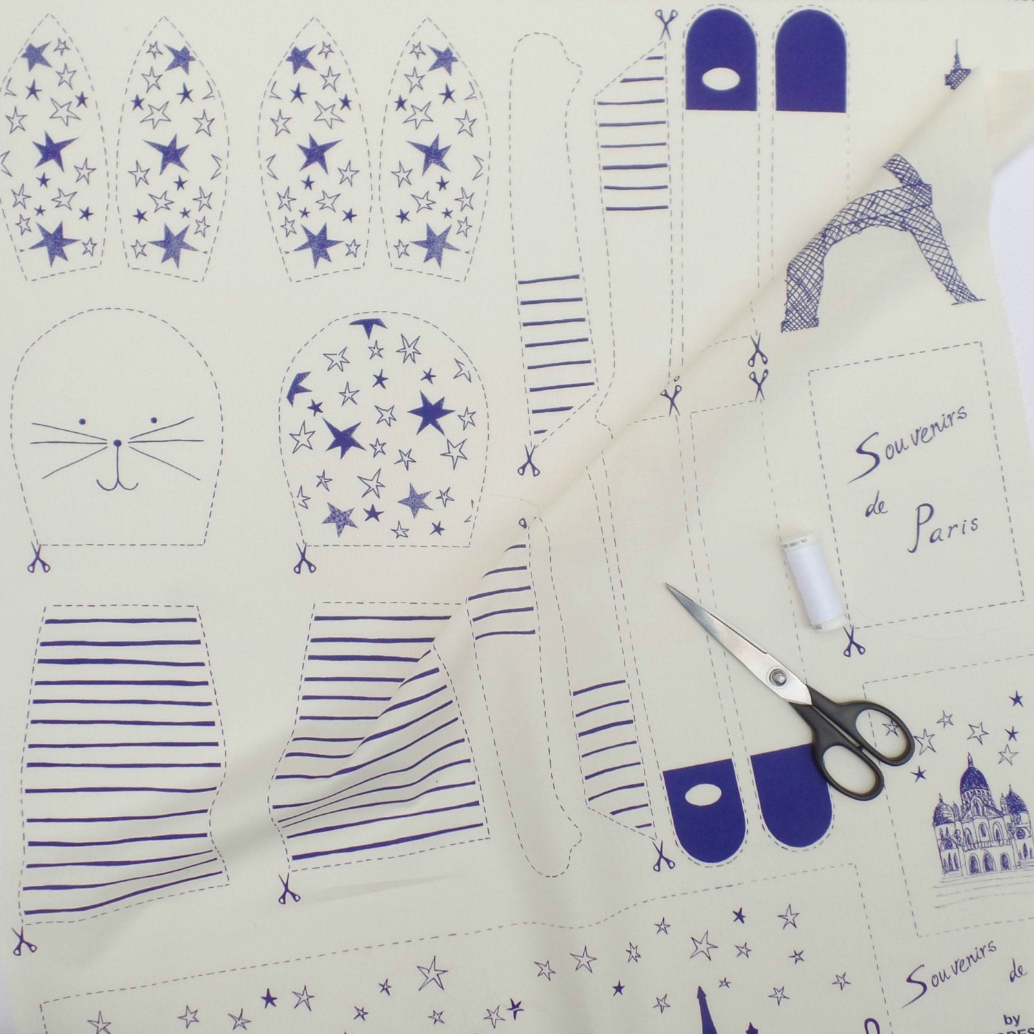 I Love Paris Rabbit Diy Kit - Etsy