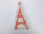 SALE eiffel tower red