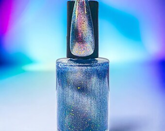 Star Showers | Nail Polish - Magnetic Nail Polish | Cat-Eye Polish | Nail Lacquer | Glitter Polish | Holographic Polish | 21 Free Polish