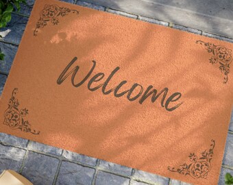 Customizable Welcome Mat - Personalized Door Mats for Home, Durable Outdoor Rug, Unique Housewarming Gift