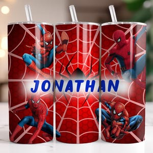 Envoltório de copo personalizado do Homem-Aranha, envoltório de copo Skinny Spider Man de 20 oz, design de sublimação de copo PNG de 20 oz, designs de download instantâneo digital