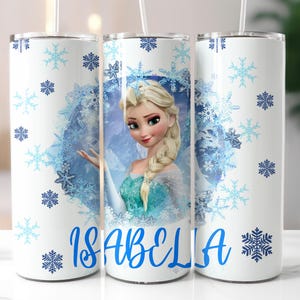 Tumbler Wrap personalizzato Elsa, 20 oz Skinny Tumbler Wrap personalizzato, 20oz Tumbler Png Design a sublimazione, Design digitali a download istantaneo