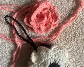Juego de flores y bolsa de red